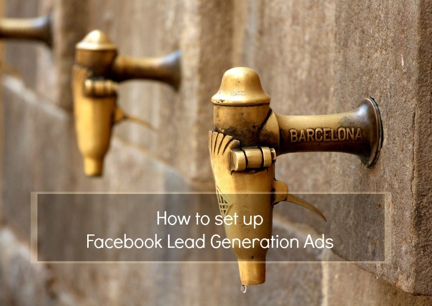 Facebook lead generation adverts banner